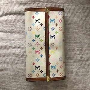 Authentic LV multi colour wallet